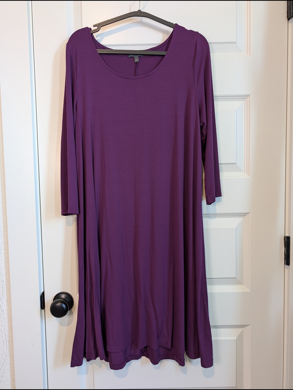 The Limited Purple Midi Stretchy Dress